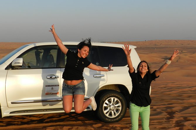 Desert Safari in Dubai Red Dunes with BBQ VEG Dinner - The 40-Minute Dune Bash on Red Dunes