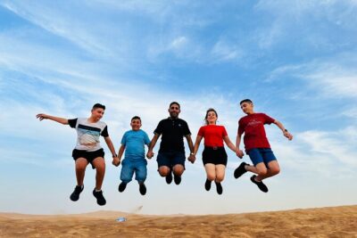 Desert Safari In Dubai With 4x4 Pick & Drop & Live Show - Lahbab pickup in a 4x4 with door-to-door drop-off