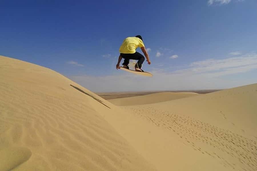 Desert Safari, Quad Bike, Camel Ride, Falcon & Sandboarding - Khor al Udiad inland sea: the scenery shift you’ll remember