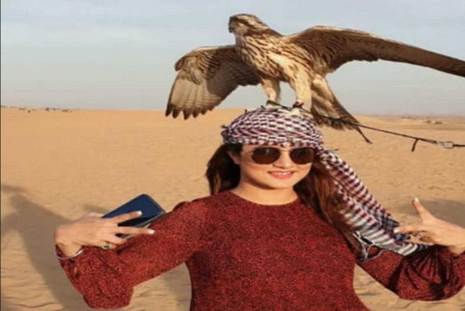 Desert Safari Tour, 6 Hour Fun, Family & Friends, Camel Ride & Dinner Included - BBQ Dinner and the Tanoura, Belly Dance, and Fire Show Set