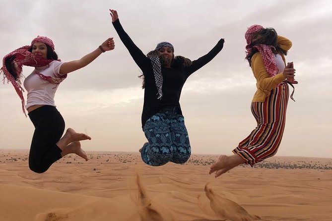 Desert Safari Tour with 30 Minutes Quad bike Ride - Dinner Under the Dunes: BBQ Buffet Plus Tanoura, Belly Dance, Fire Show