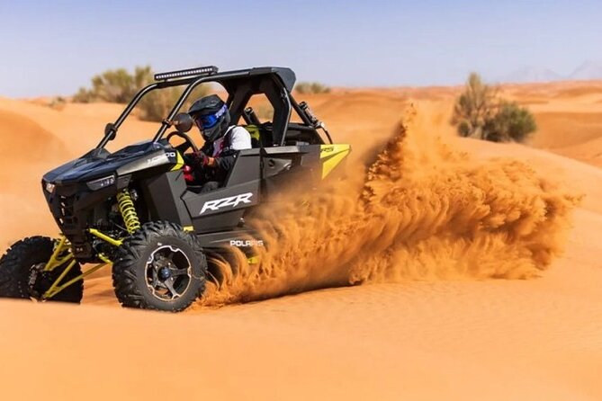 Desert Safari with 30 minutes Buggy Ride with Camel Ride & Dinner - Key Points at a Glance