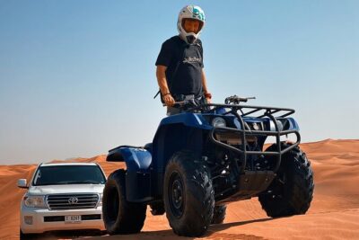 Desert Safari with 30 Minutes Quad Biking on High Red Dunes (Complete Package) - Luxury 4x4 Pickup: Comfortable, Shared, and Built for the Desert Drive