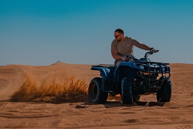 Desert Safari with 30 Minutes Quad Biking on High Red Dunes (Complete Package) - Extras That Cost More: VIP Area and Infant Seats