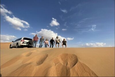 Desert Safari With Bab Al Shams Dinner - Sandboarding and the desert toybox: more than one activity