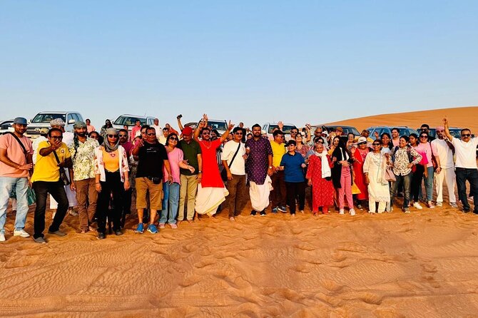 Desert Safari with Dune bashing BBQ Dinner and More Activities - Belly dance, fire show, and Tanoura: the evening program
