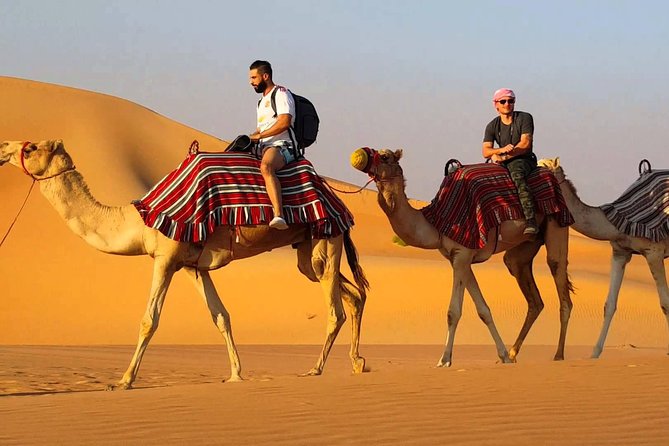 Desert Safari with live shows and BBQ Dinner - The dinner and shows: Tanoura, fire show, and belly dancing under the night sky