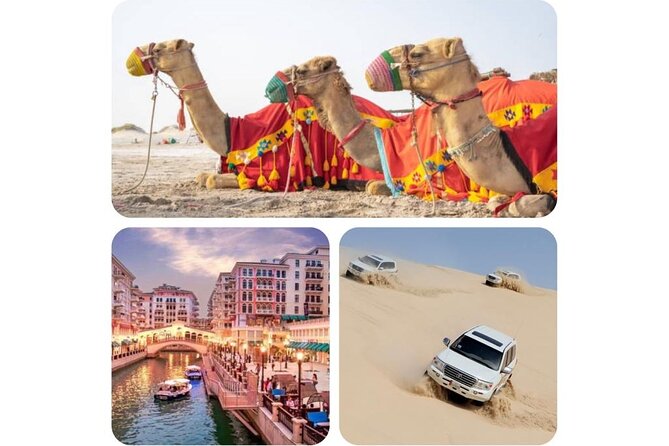 Doha : Combo Private City Tour & Half-day Desert Safari - Doha City Sights: Corniche to Souq Waqif without wasting daylight