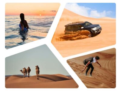 Doha Desert Safari: Sandboarding, Camel Ride & Swimming Fun - Pickup from Doha and the Ride Out to the Dunes