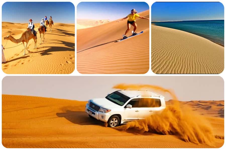 Doha: Desert Safari with Camel Ride Family Friendly Tour - Ash Shaqra’ stop: first desert photos, a calm walk, and camel time