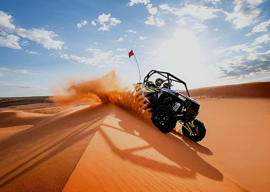 Doha: Desert Safari with Quad Bike, Sandboard & Camel Ride - Sandboarding: Included Fun With One Big Variable