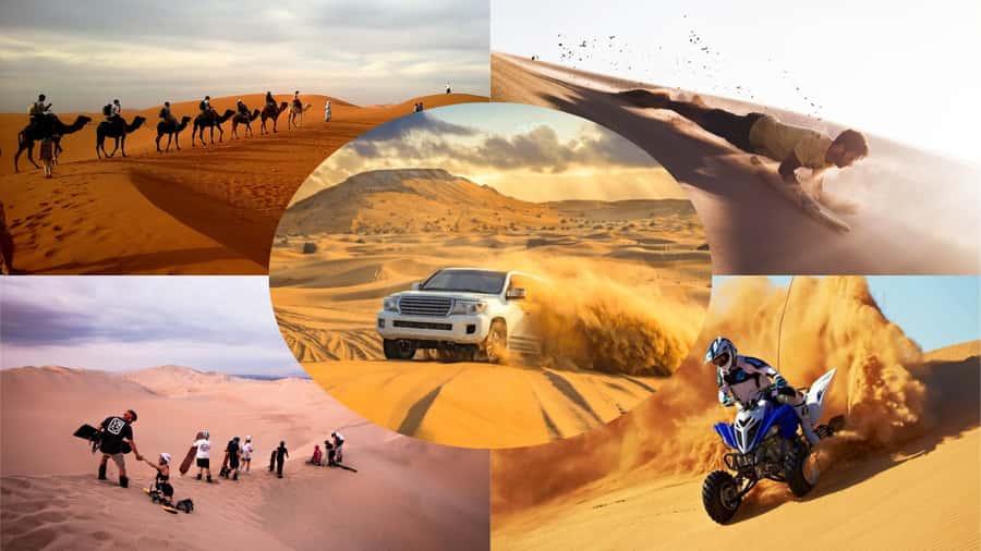 Doha: Dune Bashing Safari, Falcon, Camel, ATV, Sandboarding - Dune Bashing: The 4x4 Adventure Part You Came For