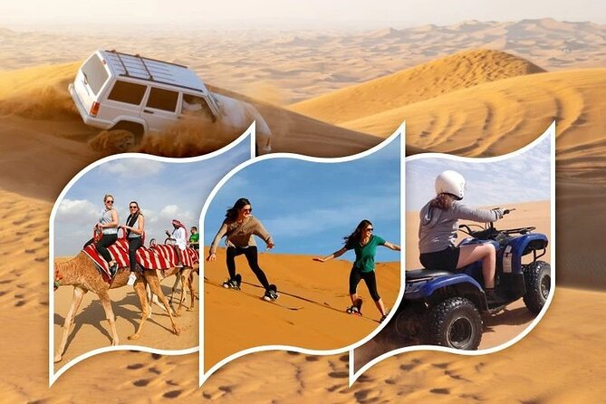 Doha :Half Day Desert Safari | Camel Riding | ATV | Sand Surfing - Key highlights at a glance