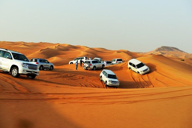 Doha : Half Day Desert Safari With SandBoarding and Camel Ride - Khor Al Udaid Inland Sea: Water, Dunes, and the Qatar–Saudi View