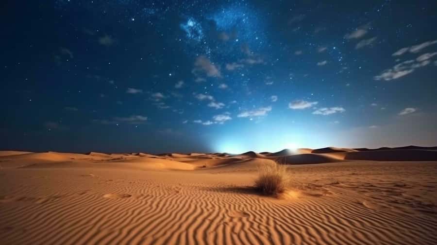 Doha Night Desert Safari Stargazing And Camel Ride - Inland Sea Beach: coffee, camels, and that strange water-in-the-desert feeling