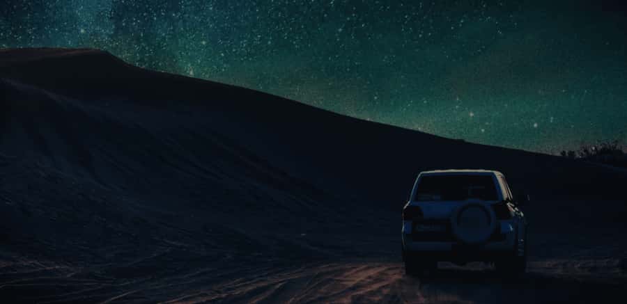 Doha: Night Desert Safari with Stargazing & Camel Ride - The Inland Sea off-road run: dune bashing time (adrenaline with rules)
