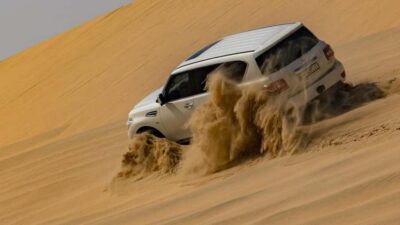 Doha:Private Desert Safari, Falcon, Sandboarding,inland sea - Pickup and the 50-Minute Jeep/SUV Transfer From Doha