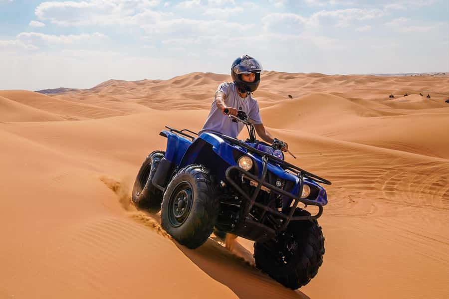Doha: Safari, ATV, Camels, Sandboarding and Inland Sea Tour - Sealine Beach Photo Stop and the Quick Camel Ride