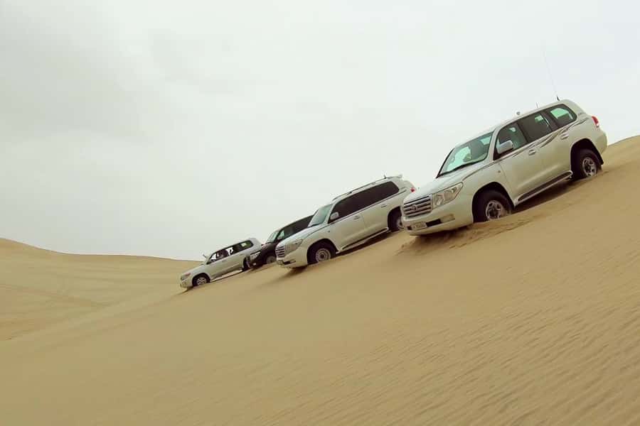 Doha Safari: ATV Ride, Dune Bashing, & Sandboarding Fun - Inland Sea at Khor al Udiad: the dune bashing zone