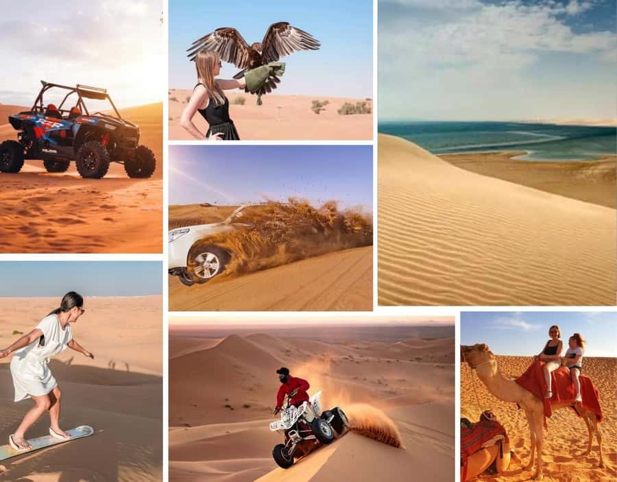 Doha: Safari, Camel Ride, Sandboarding and Inland Sea Tour - Dune Bashing in a 4x4: The Fun Starts Fast