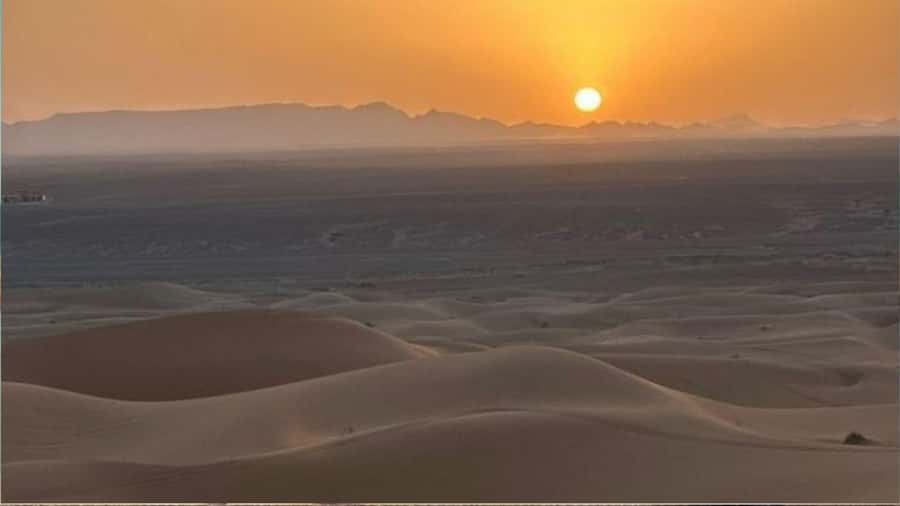 Doha :Sunrise/ Sunset Desert Safari CamelRide & Sandboarding - Why the Inland Sea sunrise/sunset timing matters for your photos