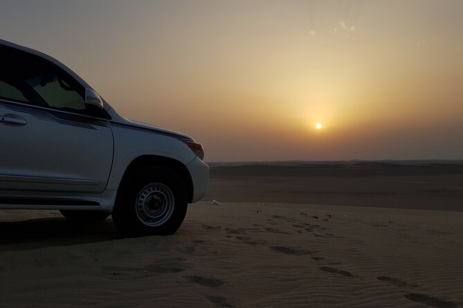 Doha: Sunrise /Sunset Desert Safari with Sand Boarding,Camel ride - Price and Value: $49 Isn’t the Full Story (Camel Ride Costs Extra)