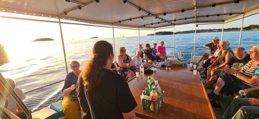 Dolphin Safari Boat Trip from Marina Funtana - What can change on the day: smaller boat vs bigger-ship reality