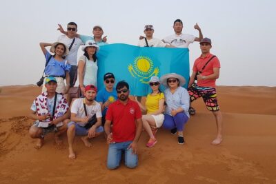 Dubai 4x4 Desert Safari, Quad Bike, Camel Ride & BBQ Dinner - Sandboarding: When You Want Desert Fun Without the Risk