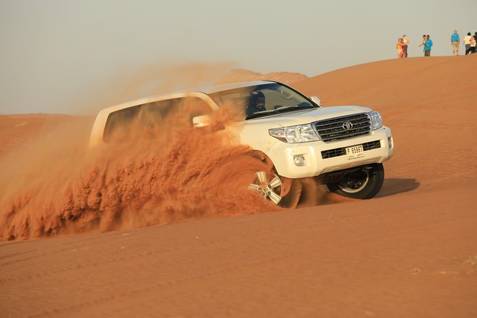 Dubai: Adventure Evening Desert Safari, Camel Ride, Shows & BBQ Dinner - BBQ Dinner at the End: Unlimited Drinks and Real Options