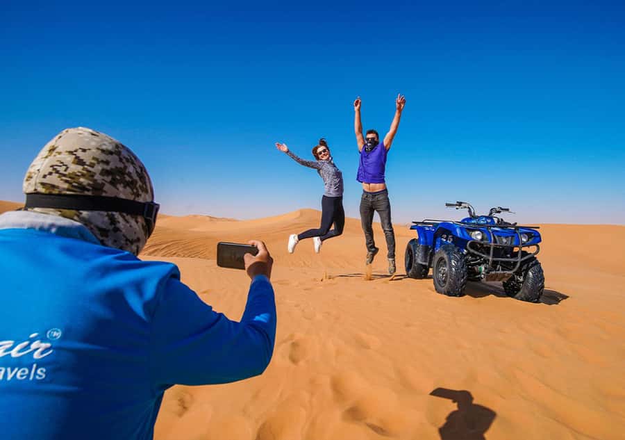 Dubai: Adventure Quad Bike Safari, Camel Ride & Refreshment - Camel ride: the slower perspective you don’t want to skip