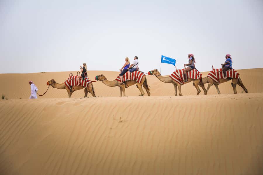 Dubai: Adventure Quad Bike Safari, Camel Ride & Refreshment - The refreshment break in an air-conditioned tent