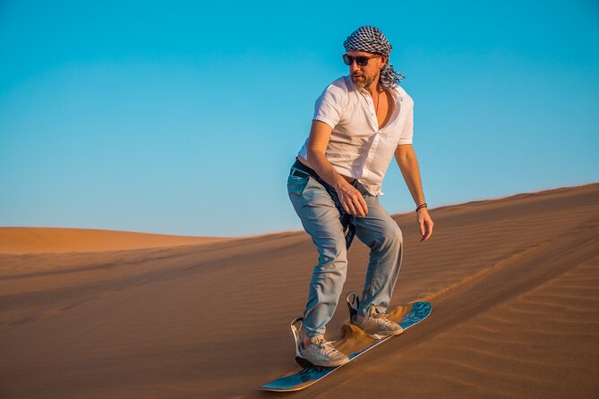 Dubai: Adventure Quad Bike Safari, Camel Ride & Refreshments - Dubai quad bike safari in Lahbab: the part that starts the day right
