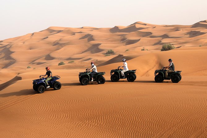 Dubai: Adventure Quad Bike Safari, Camel Ride & Refreshments - Sandboarding after the adrenaline: how it changes what you see