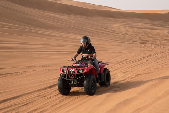 Dubai: Adventure Quad Bike Safari, Camel Ride & Refreshments - The AC tent refreshments: what “relax time” actually looks like