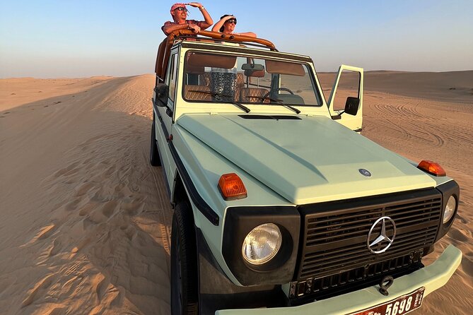 Dubai: Al Marmoom Oasis Vintage Safari: Camels, Stargazing & Meal - Key things to know before you go