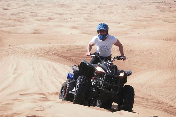 Dubai: ATV Ride and Desert Safari Drive (Morning Adventure) - OffRoad-Zone: the quick starter with camel and sand boarding