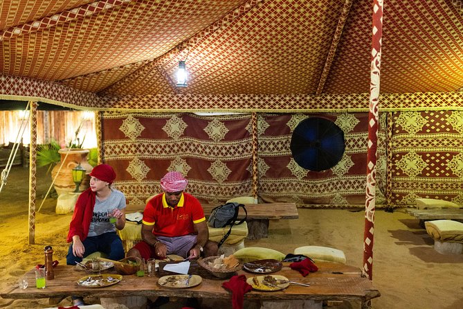 Dubai Camel Desert Safari, Traditional Meal & Heritage Activities - Platinum Heritage Desert Camp: torch-lit Bedouin atmosphere without the chaos