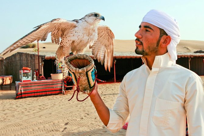Dubai Desert Journey: Red Dunes Safari with BBQ in Bedouin Camp - VIP table upgrade: more comfort, less rushing