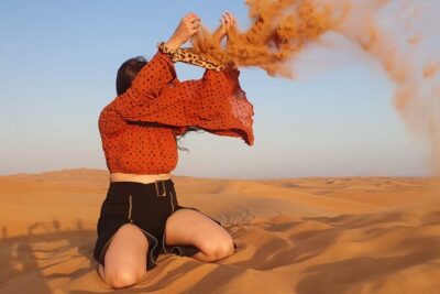 Dubai: Desert Safari 4x4 Dune with Camel Riding and Sandboarding - Stop 1: Lahbab, where you get ready for the sand