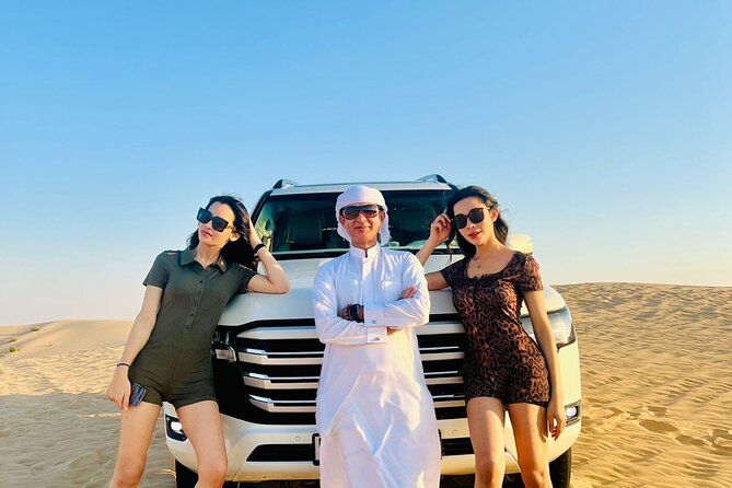 Dubai Desert Safari:BBQ Dinner, Dune Bashing & Live Entertainment - Camp experiences beyond the photos: camel ride, henna, costumes