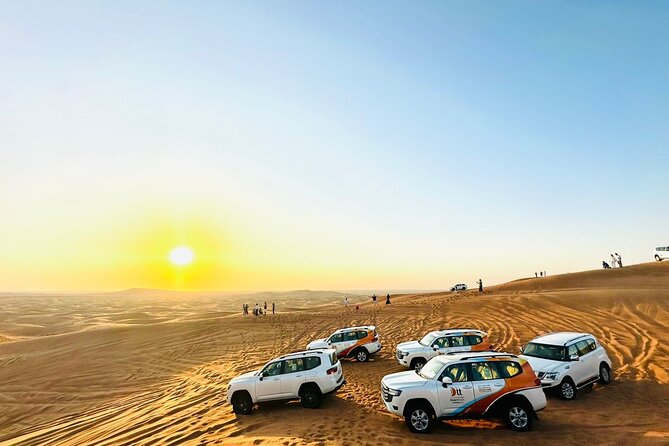 Dubai Desert Safari:BBQ Dinner, Dune Bashing & Live Entertainment - Dune bashing in a 4x4 Land Cruiser: thrill with real control