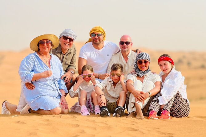 Dubai Desert Safari, BBQ, Live Shows, Camel, Sandboard (7-Hours) - Sandboarding and Sunset Photography Before the Camp