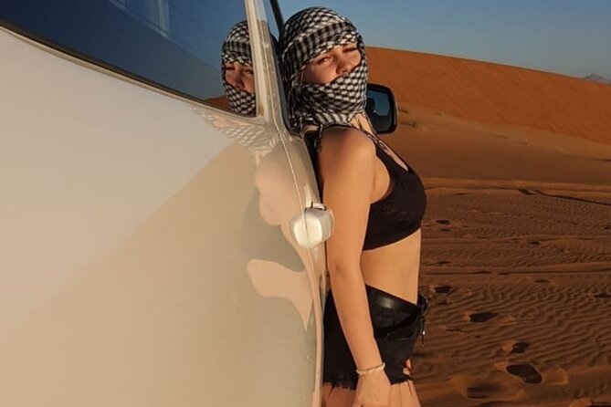 Dubai Desert Safari & Buffet Dinner and Camel ride with PRIVATE CAR - Dune bashing on red sand: the main event