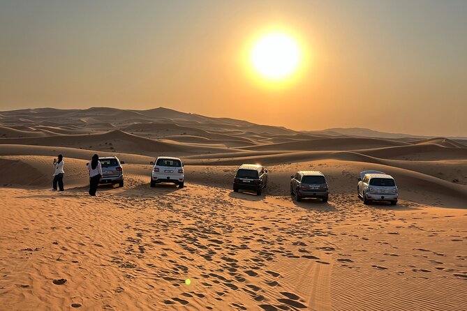 Dubai Desert Safari, Camel, Live BBQ & Shows (Private 4x4 Car) - Private 4x4 Pickup and the Red Dune Start at Al Madam