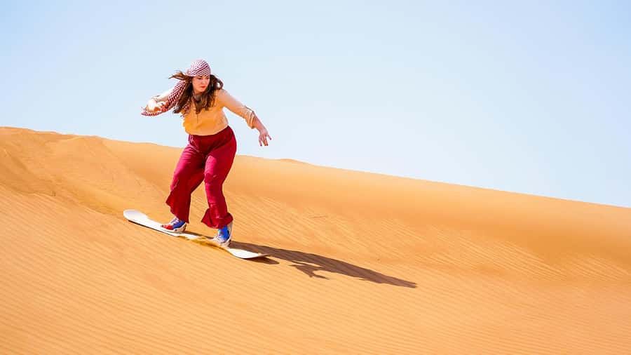 Dubai: Desert Safari, Camel Ride, Sandboarding, Quad Bike - Red Dunes dune bashing: the real adrenaline centerpiece