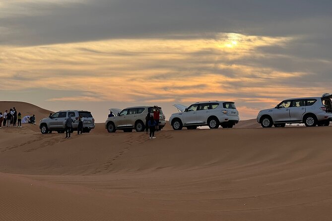 Dubai Desert Safari, Camel Ride, Shisha, Henna, Live BBQ & Shows - Dune Bashing and Sandboarding: The Part You Should Dress for