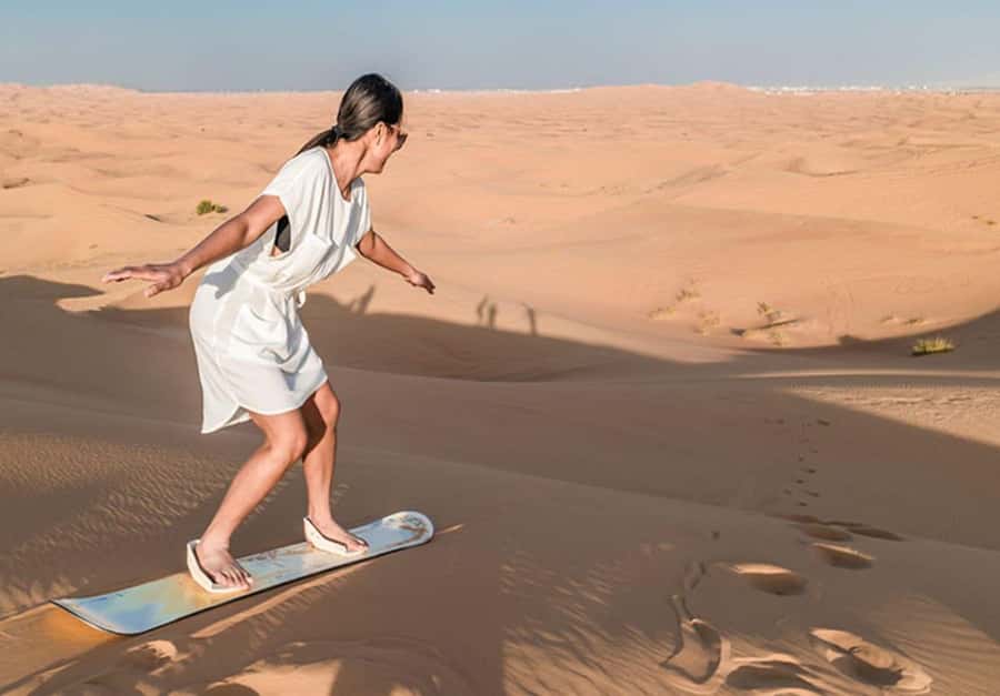 Dubai: Desert Safari Camel Riding, Sandboarding & BBQ Dinner - Dune Bashing and Optional Quad Biking: Thrills With Real-World Safety