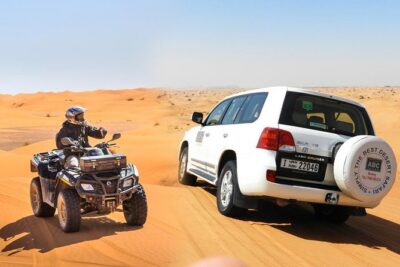 Dubai Desert Safari Dune Bashing, 60min ATV Quad, Camel Ride, BBQ - Quad Biking in the Open Dunes: 10, 30 or 60 minutes of real riding