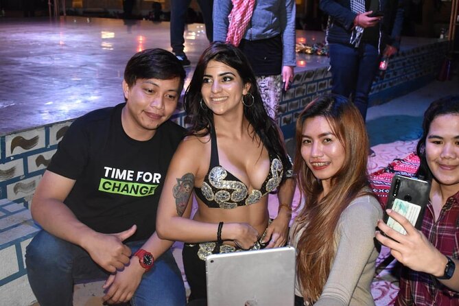 Dubai Desert Safari Dune Bashing, Camel Ride, Sand Boarding, BBQ Dinner. - Live Shows at the Camp: Belly Dance, Tanoura, Fire, and Zumba