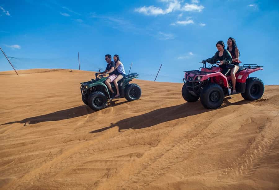 Dubai: Desert Safari, Quad Bike, Camel Ride and Sandboarding - Guides Make It: Safe Driving, Good Photos, Clear Communication